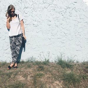 Gap Palm Print Pants